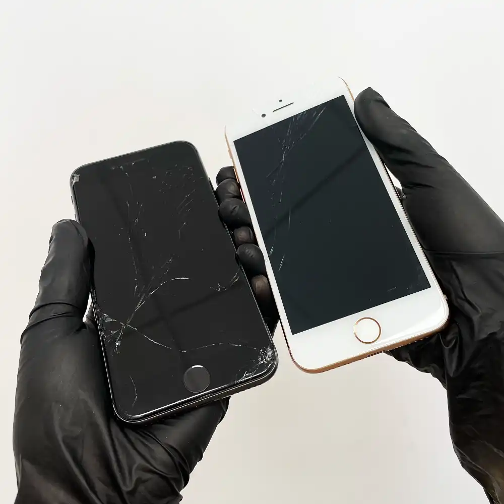 uszkodzone smartfony