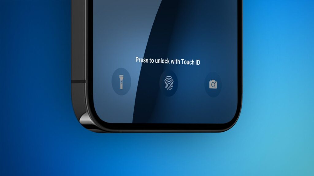touch ID iphone 16